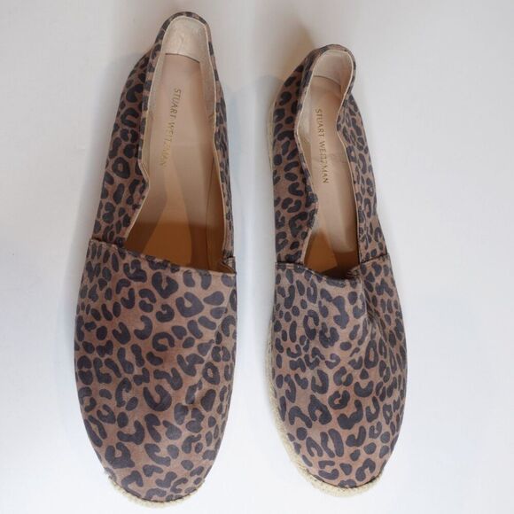 Stuart Weitzman Mykonos Espadrille Cheetah Slip-On Women Size 8.5 - Picture 4 of 11